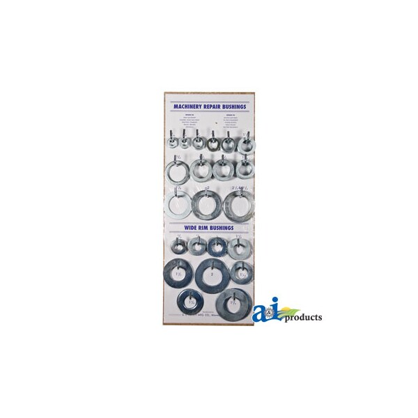 Machinery Bushing Display 24" x9.7" x4"